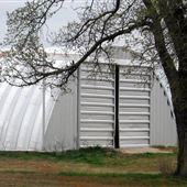 Round Silver Barn